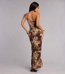 Island After Hours One Shoulder Maxi Dress