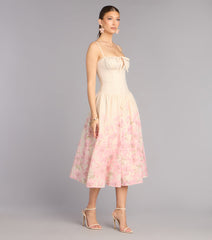 Daydream Bloom Floral Print Midi Dress