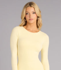 Soft Focus Confidence Bodycon Mini Dress