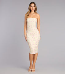Spring Muse Floral Midi Dress