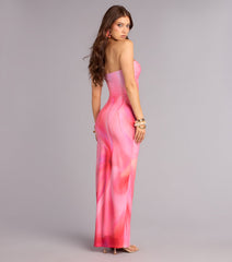 Island Heat Mesh Maxi Dress