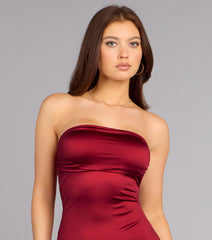 High-Key Attitude Bodycon Mini Tube Dress