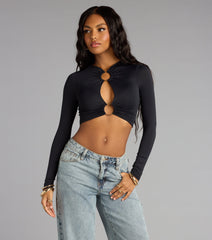 Ring the Alarm Cutout Crop Top