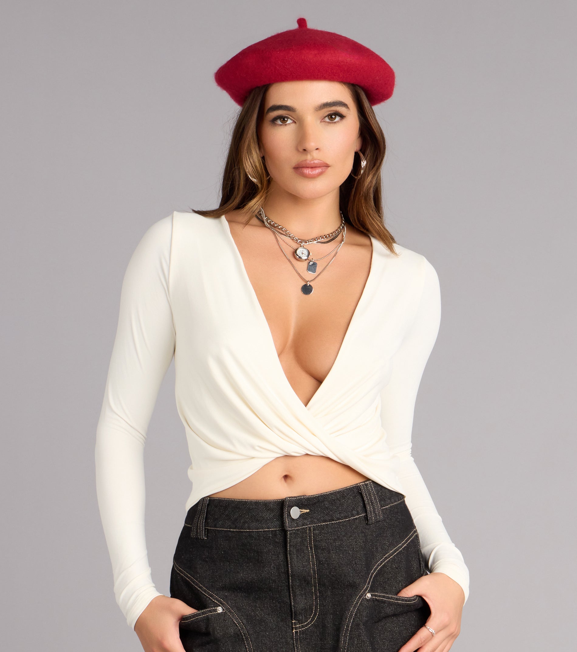 Low-Key Allure Long Sleeve Top