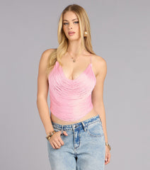 Catch The Vibe Fringe Crop Top