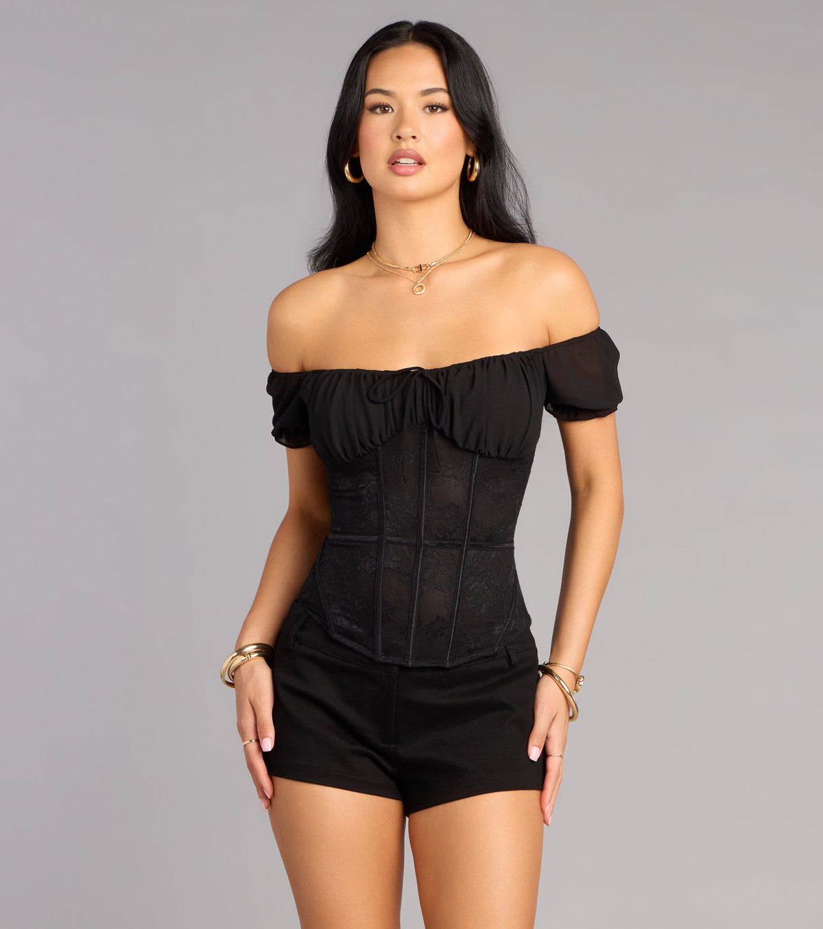 Date Night Defined Bustier Top