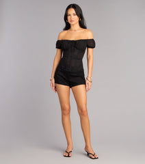 Date Night Defined Bustier Top
