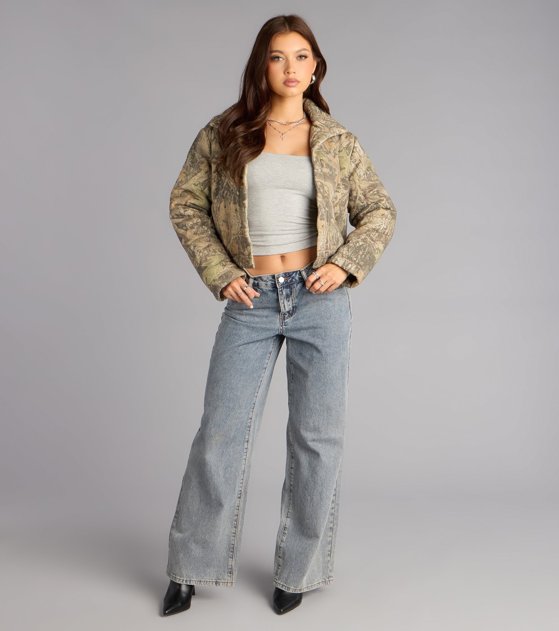 Second Look Square Neck Long Sleeve Top
