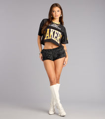 Ultra Game NBA Los Angeles Lakers Crop Top