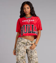 Ultra Game NBA Chicago Bulls Crop Top
