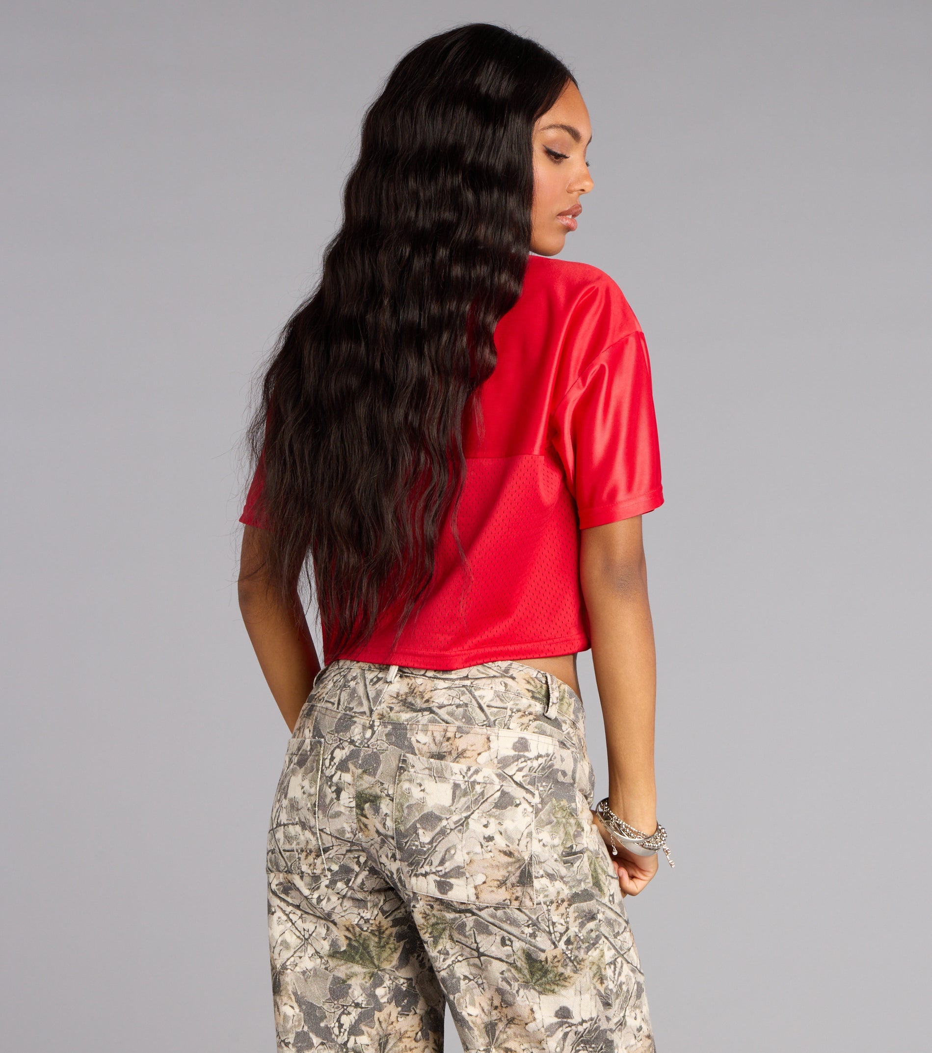 Ultra Game NBA Chicago Bulls Crop Top