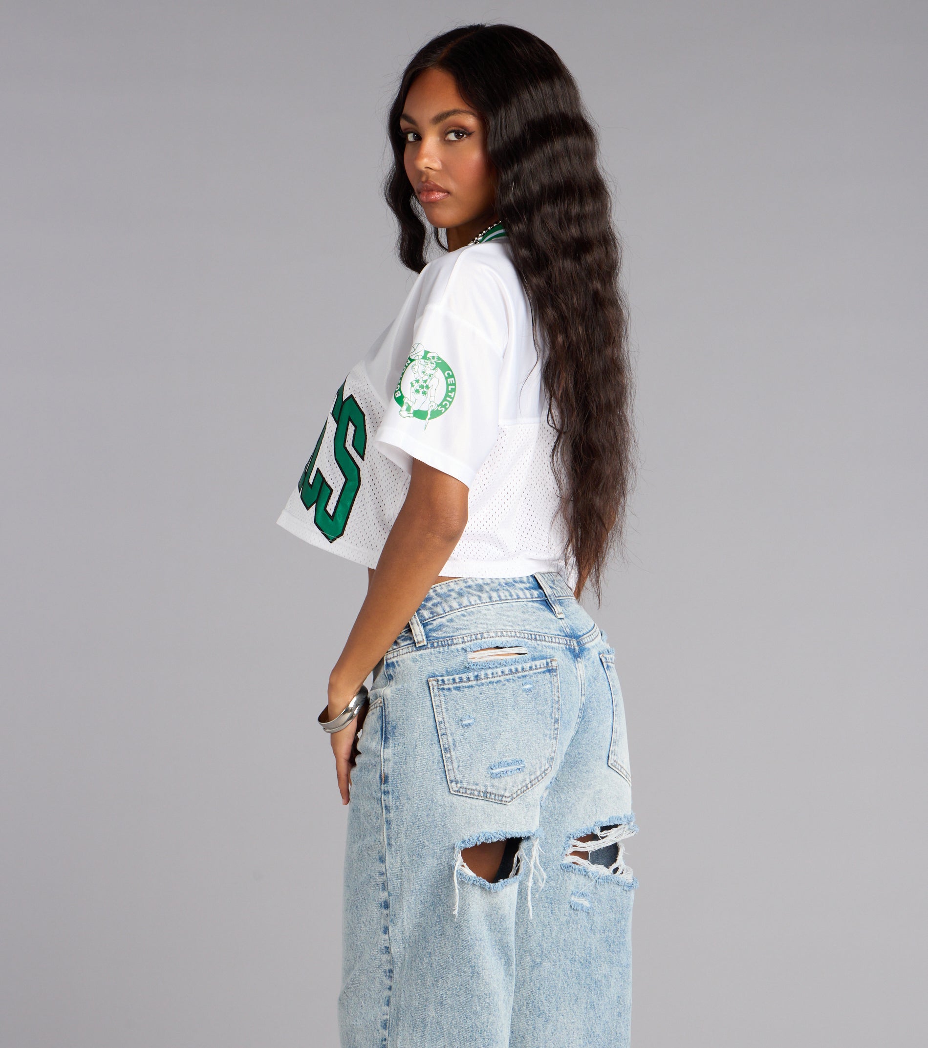 Ultra Game NBA Boston Celtics Crop Top