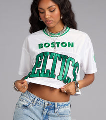 Ultra Game NBA Boston Celtics Crop Top