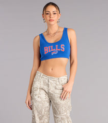 Ultra Game NFL Buffalo Bills Crop Tank Top