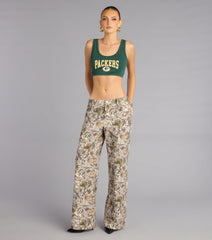 Ultra Game NFL Green Bay Packers Crop Tank Top