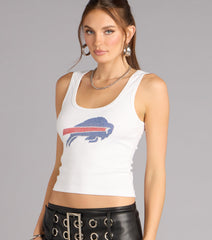 Ultra Game NFL Buffalo Bills Rhinestone Tank Top