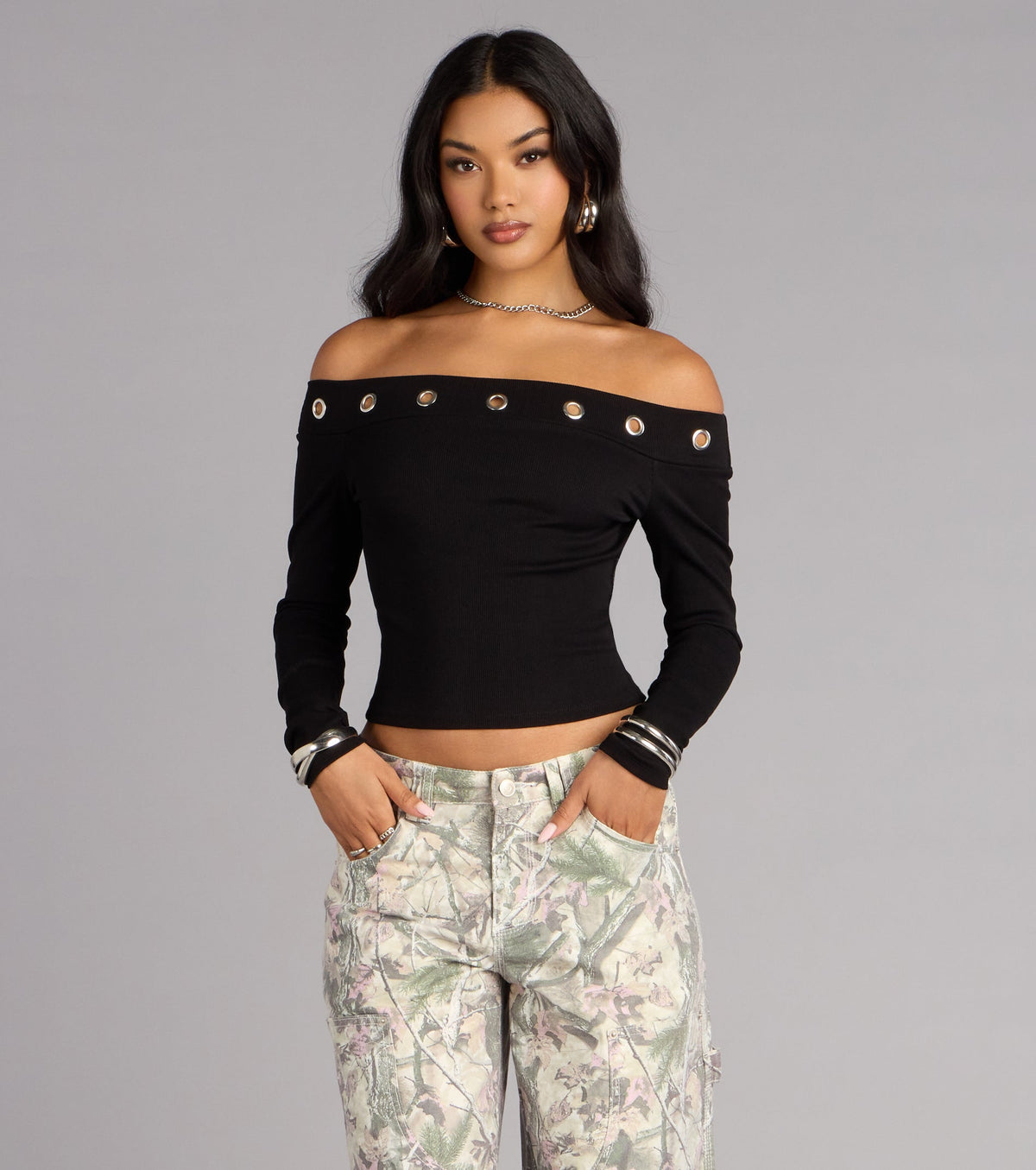 Effortless Chic Off-The-Shoulder Top