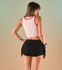 Coors ® Rodeo Graphic Cropped Tank Top