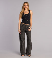 Studded With Attitude Tank Top