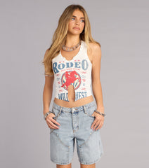 Wild West Rodeo Graphic Tank Top