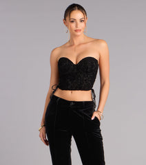 Tied to Temptation Lace Bustier