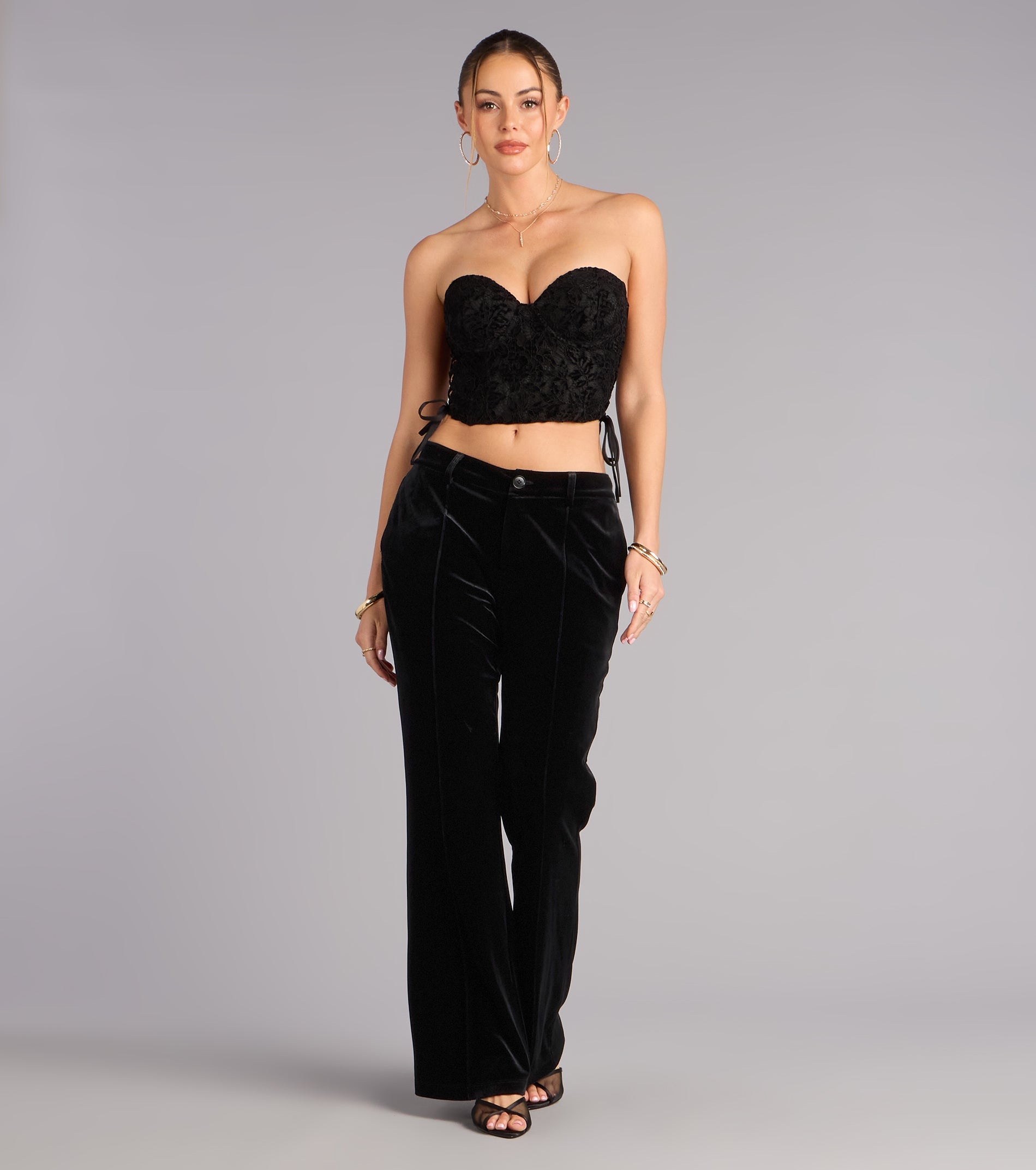Tied to Temptation Lace Bustier