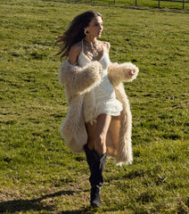 Luxe Life Faux Fur Trench Coat