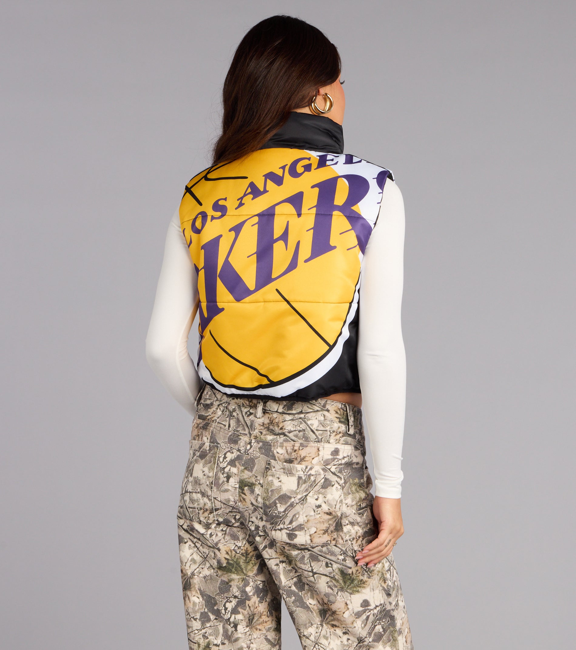 Ultra Game NBA Los Angeles Lakers Puffer Vest