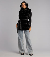 Luxe Lineup Faux Fur Vest
