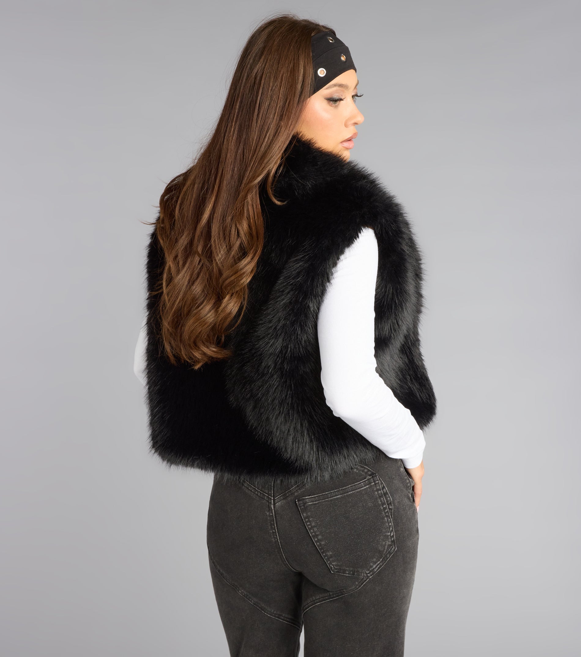Cold Girl Faux Fur Vest