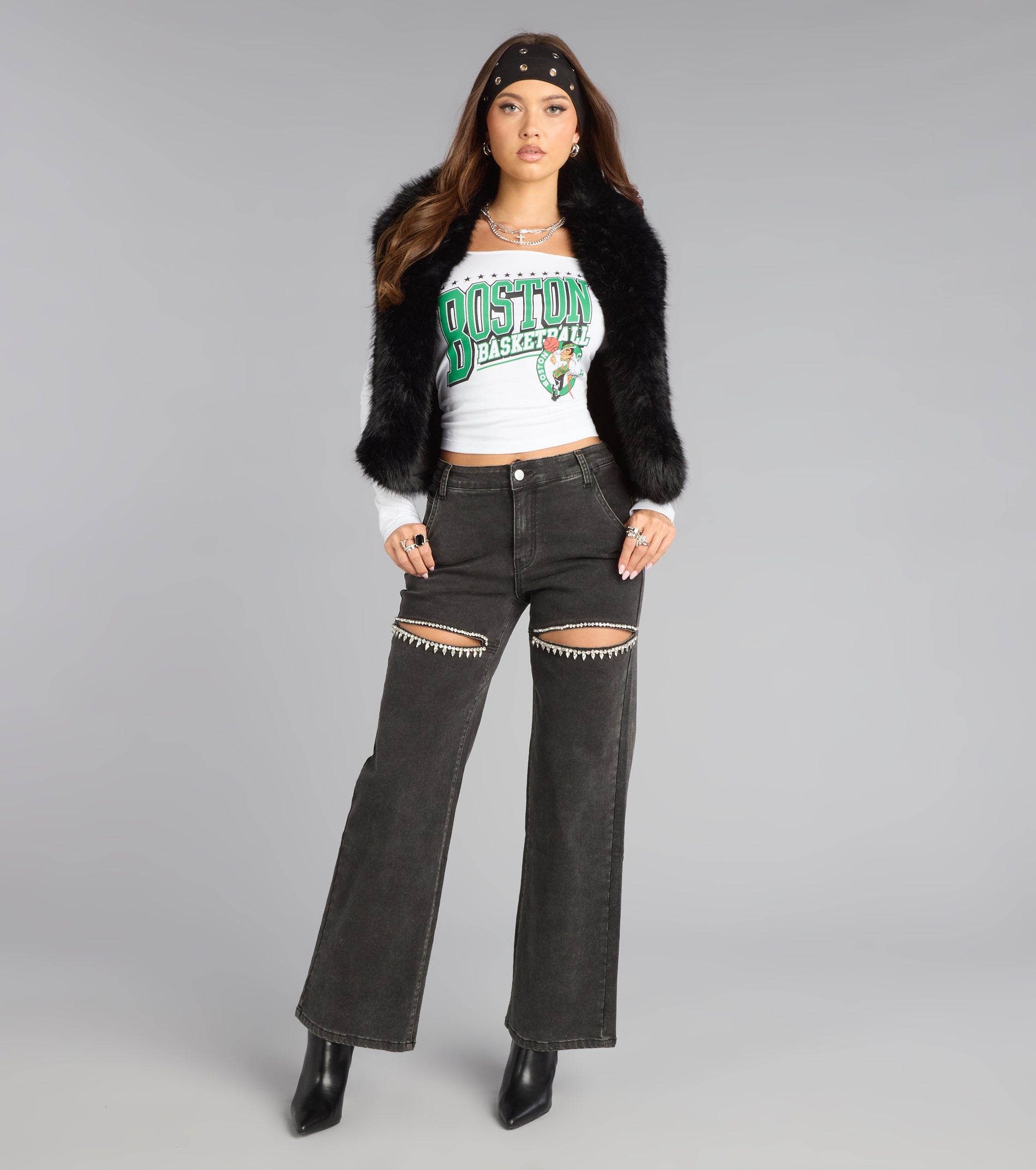 Cold Girl Faux Fur Vest