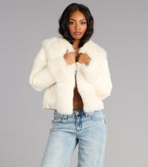 Frost Mode Faux Fur Puffer Jacket