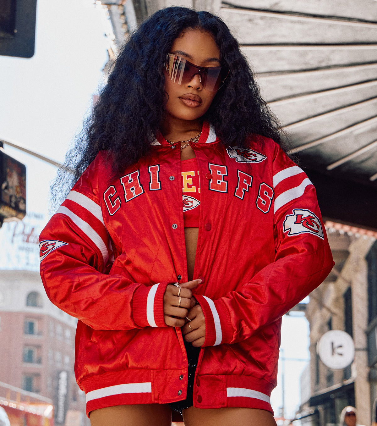 Ultra Game NFL Kansas City Chiefs Bomber Jacket