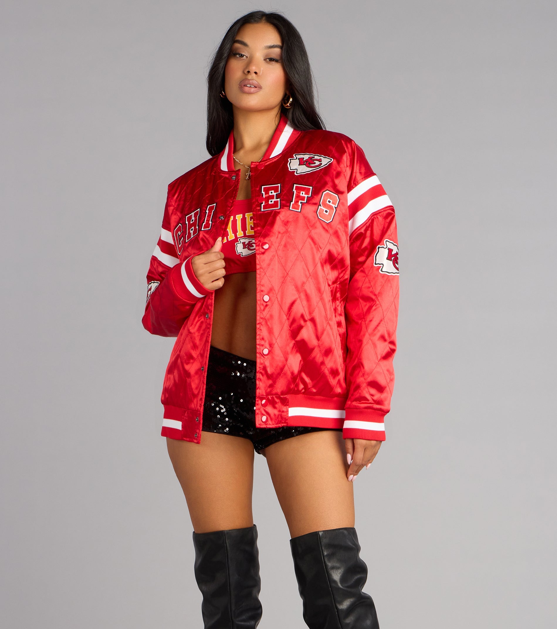 Ultra Game NFL Kansas City Chiefs Bomber Jacket