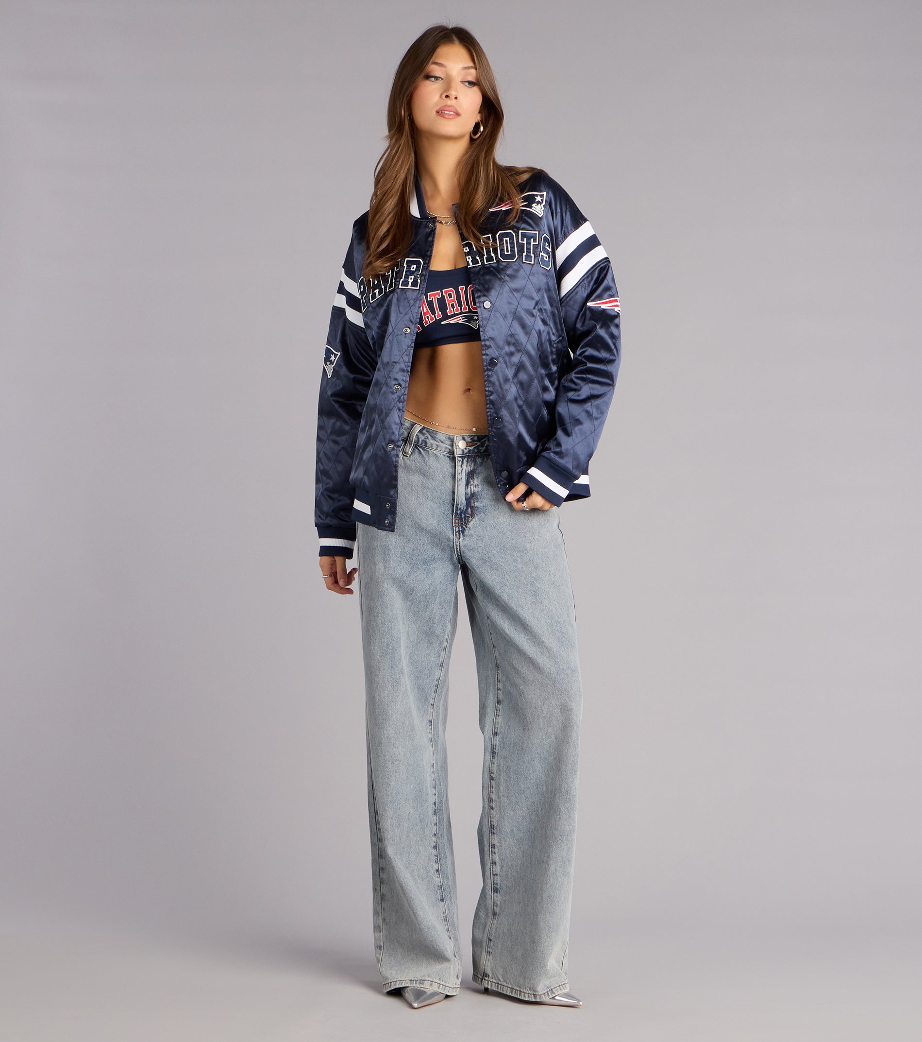 Ultra Game NFL New England Patriots Bomber Jacket