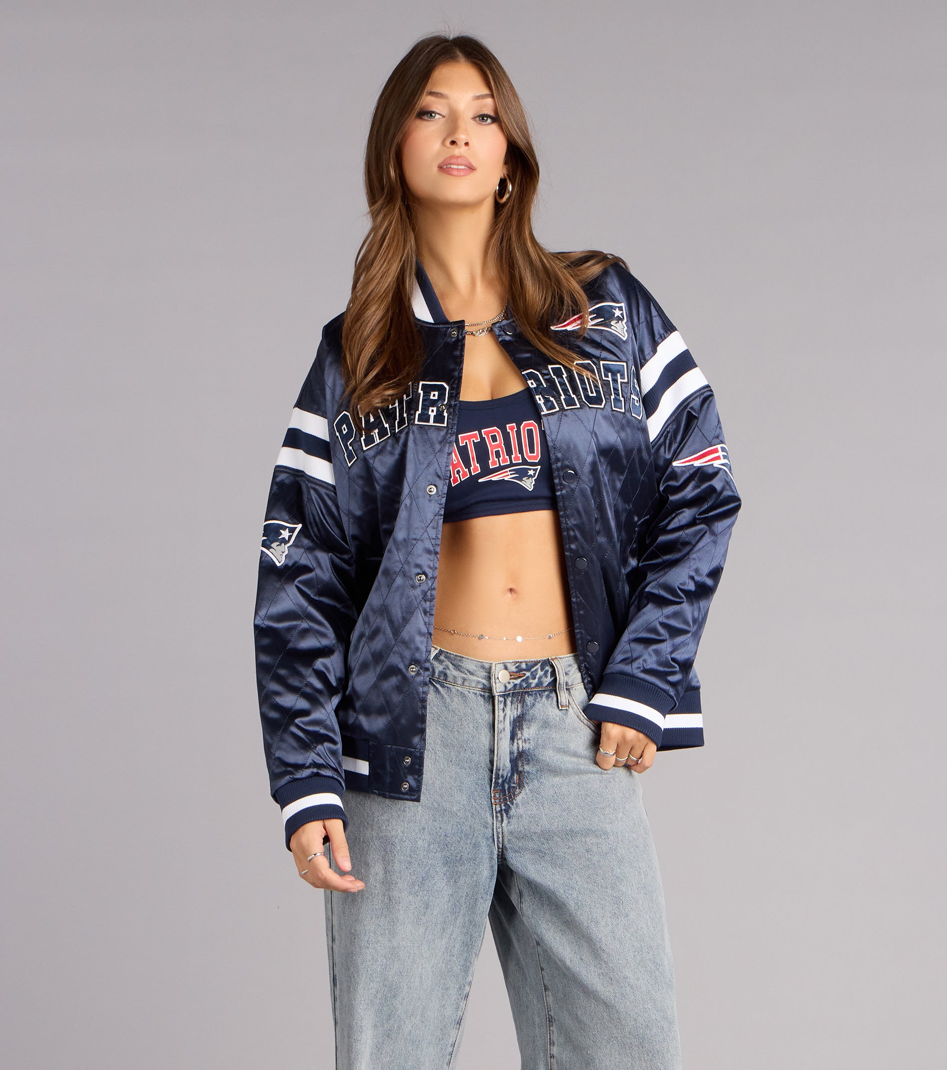 Ultra Game NFL New England Patriots Bomber Jacket