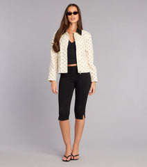City Stroll Polka Dot Barn Jacket