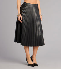 Quiet Drama Pleated Midi Skirt