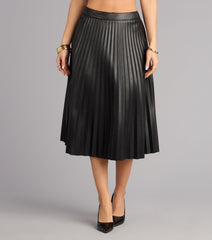Quiet Drama Pleated Midi Skirt