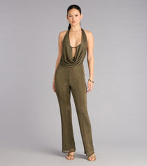 Effortless Drama Halter Jumpsuit