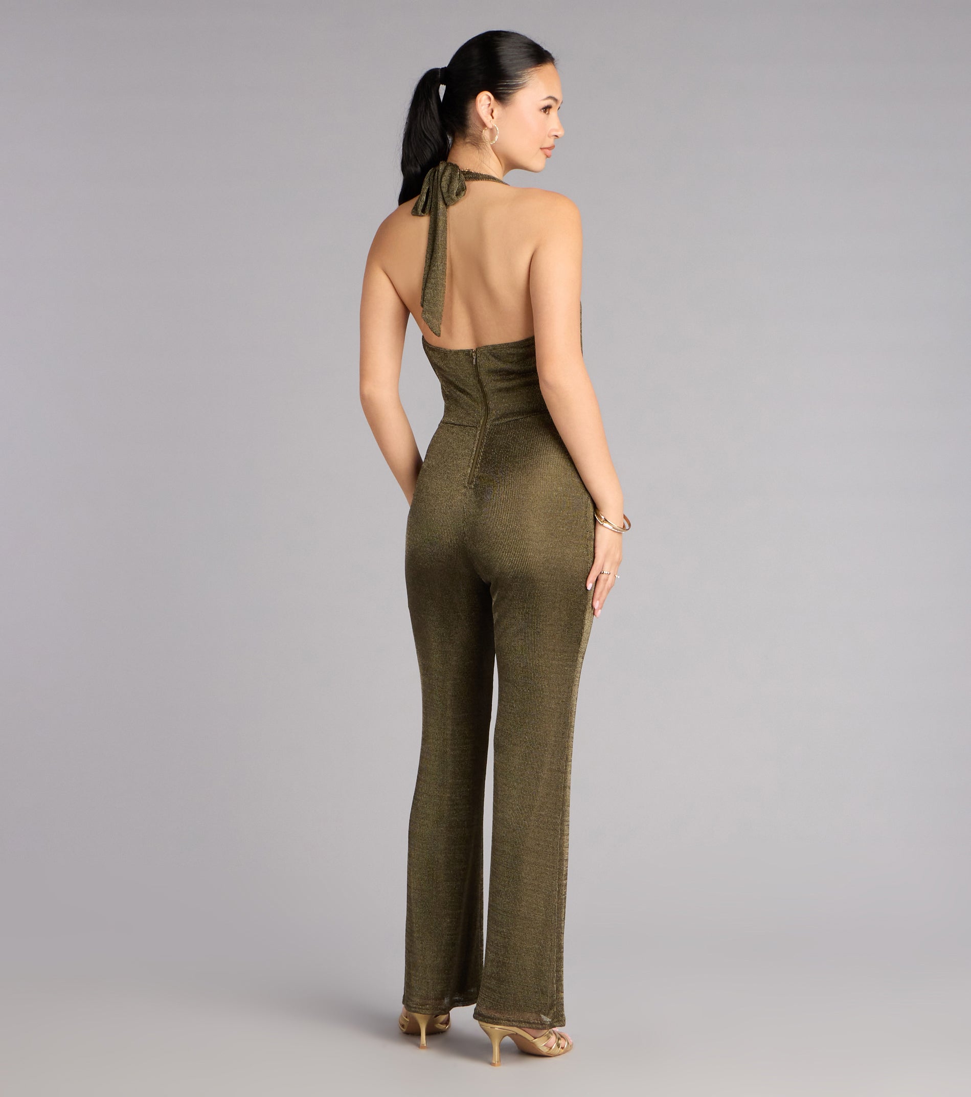 Effortless Drama Halter Jumpsuit