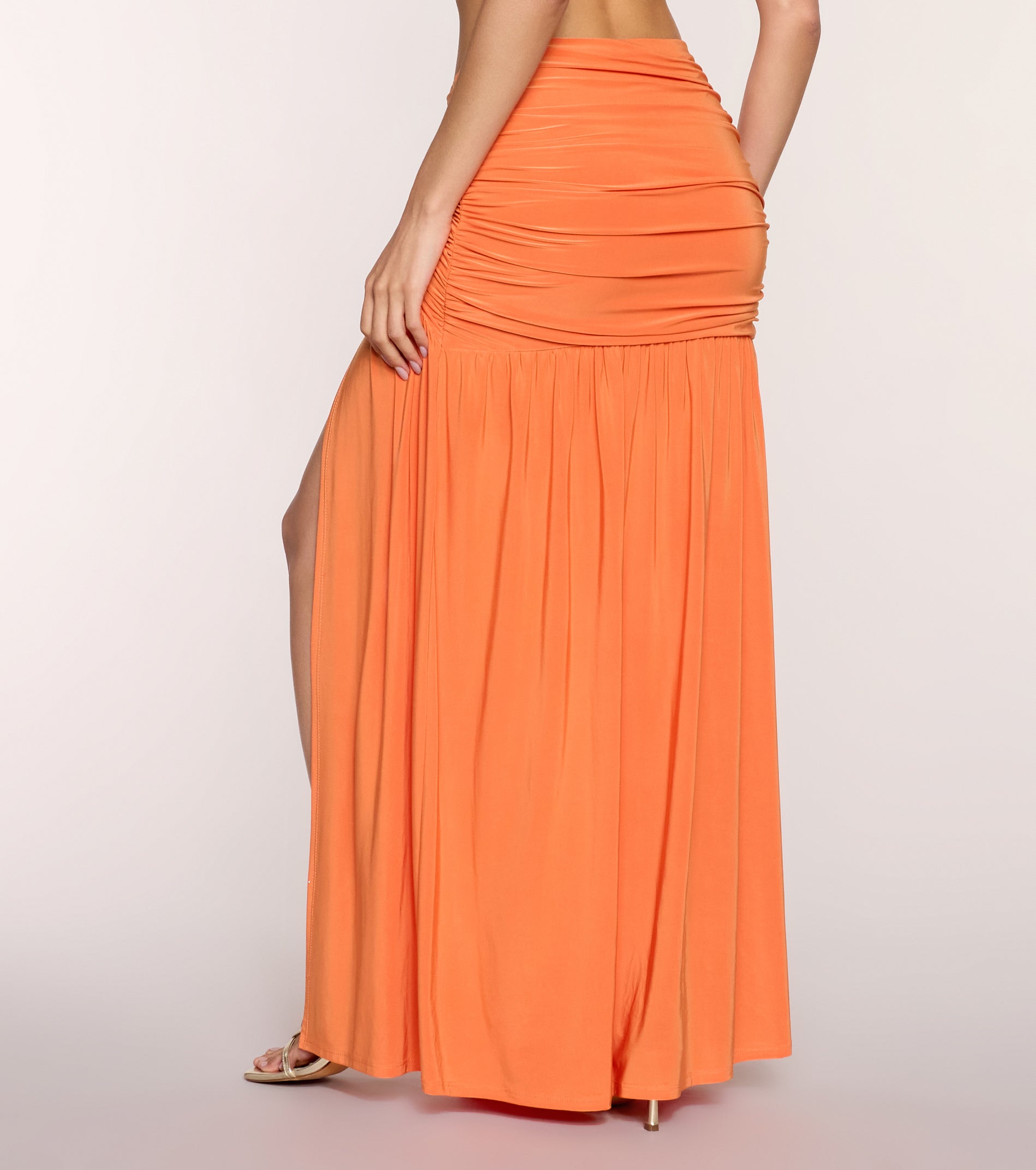 Booked For Sunset Slit Maxi Skirt