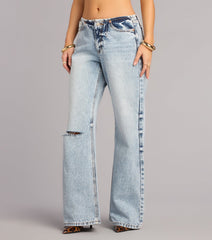 Worn In Energy Wide Leg Denim Jeans