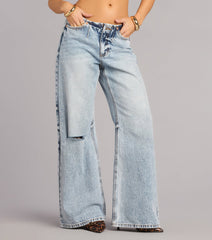 Worn In Energy Wide Leg Denim Jeans