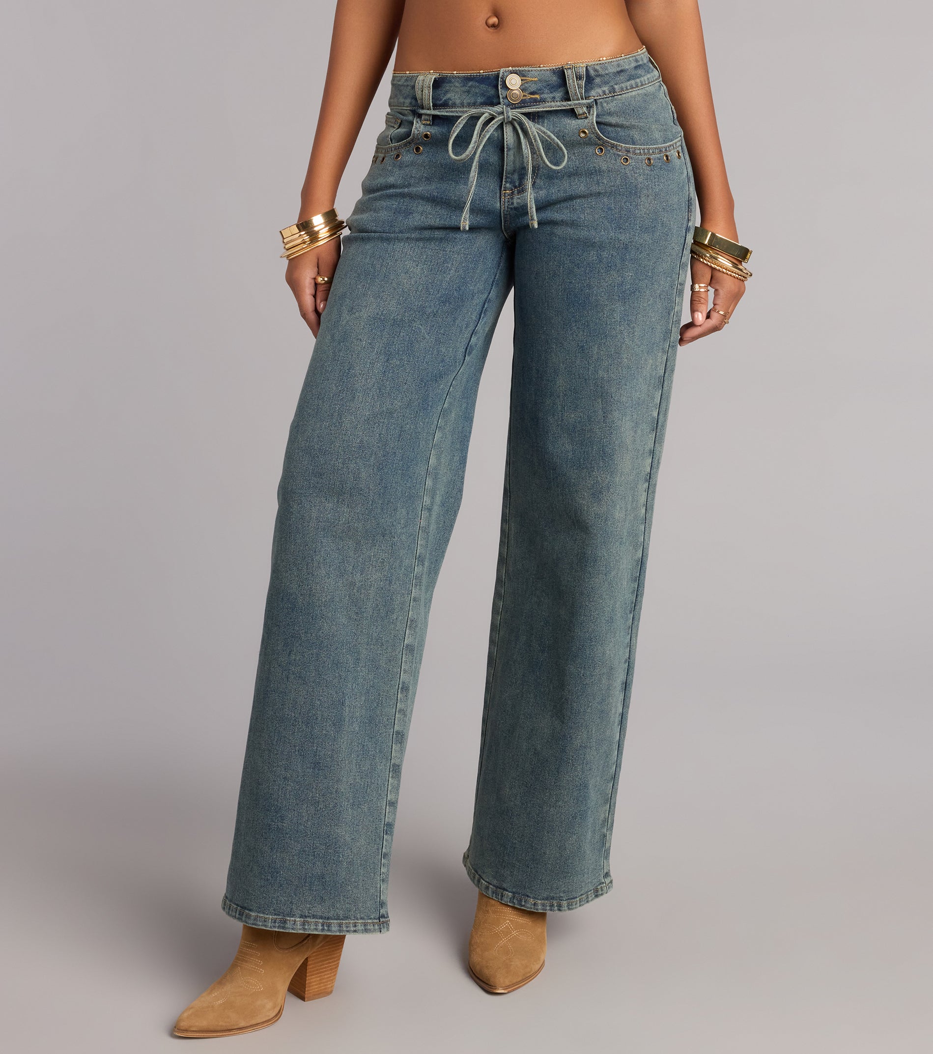 Cool Girl Essential Mid Rise Denim Jeans