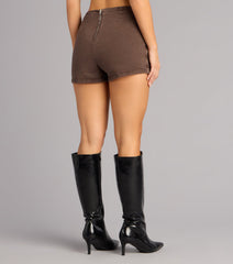 City Cutie Denim Lace Up Skort