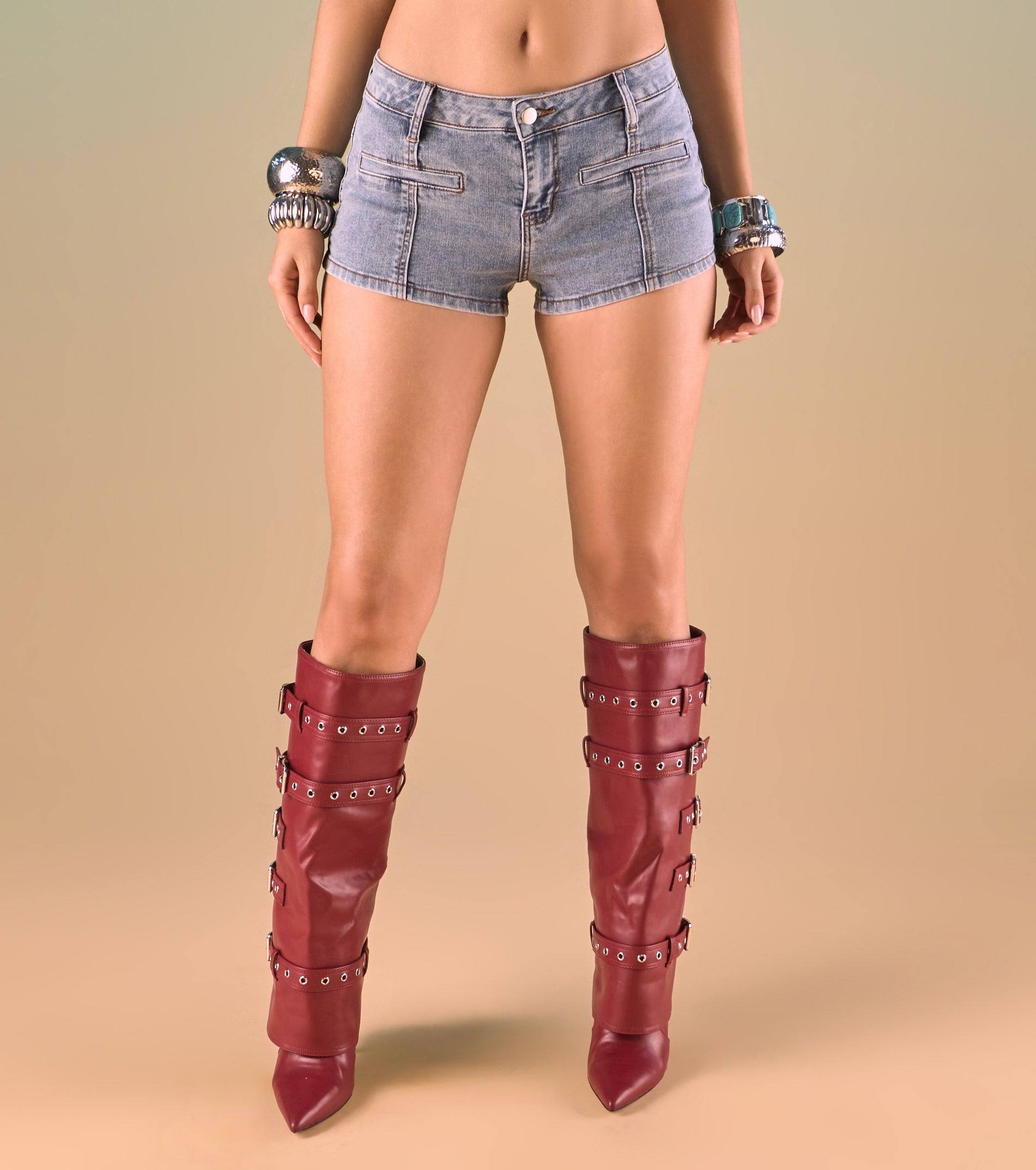 Star Of The Show Denim Shorts