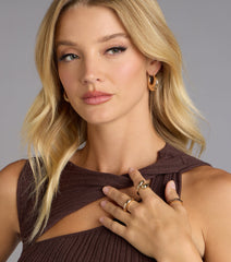 Perfect Trio Hoop Earrings Set