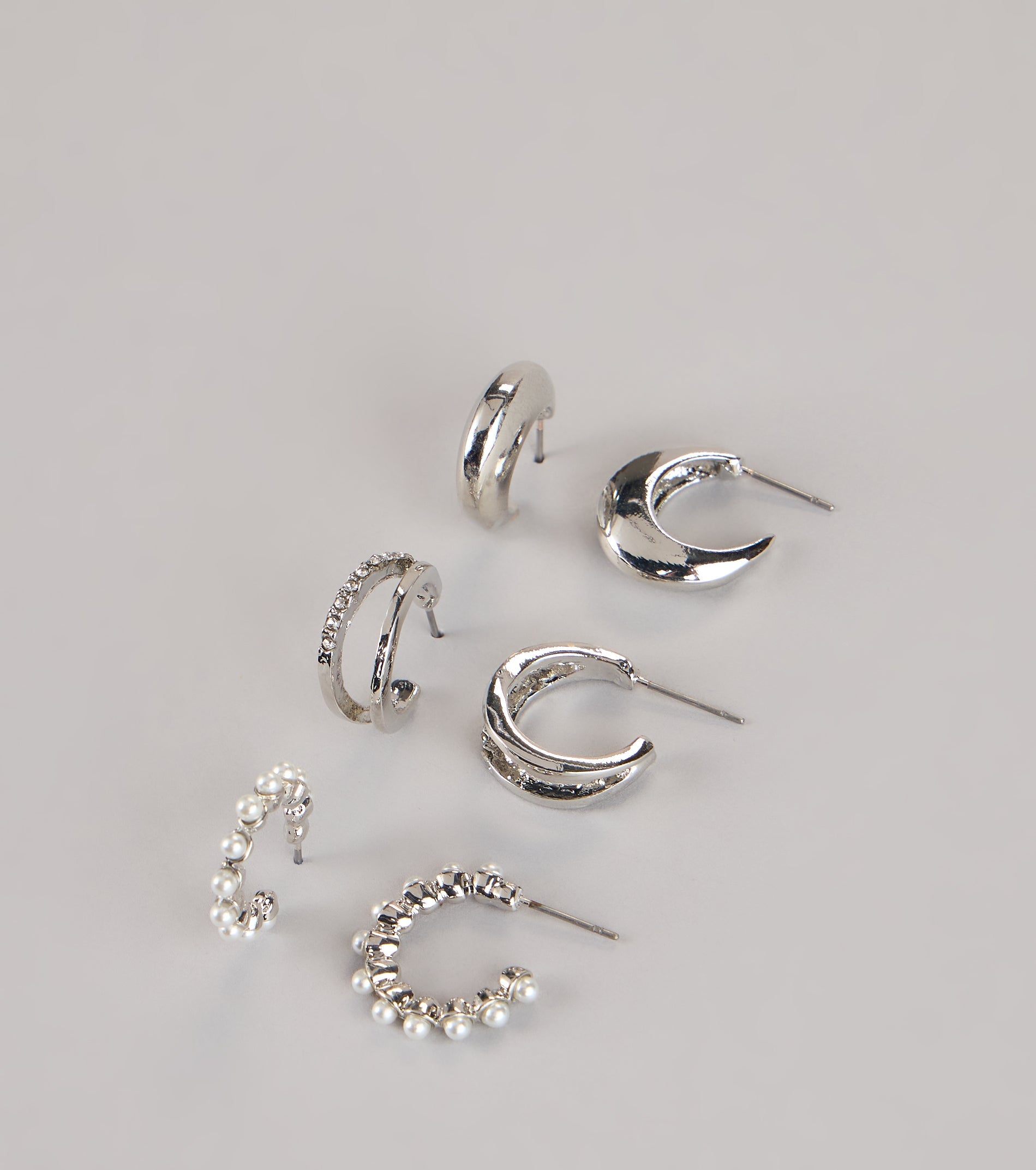 Perfect Stack Huggie Hoop Earrings Set