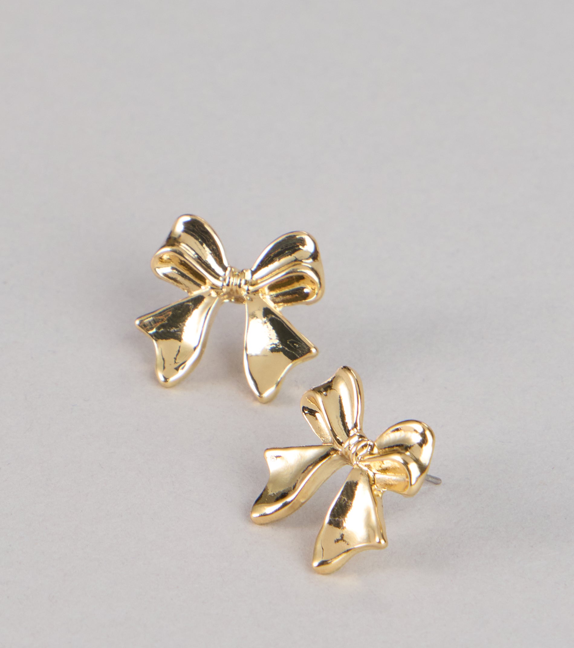 Flirty Duo Bow Stud Earrings
